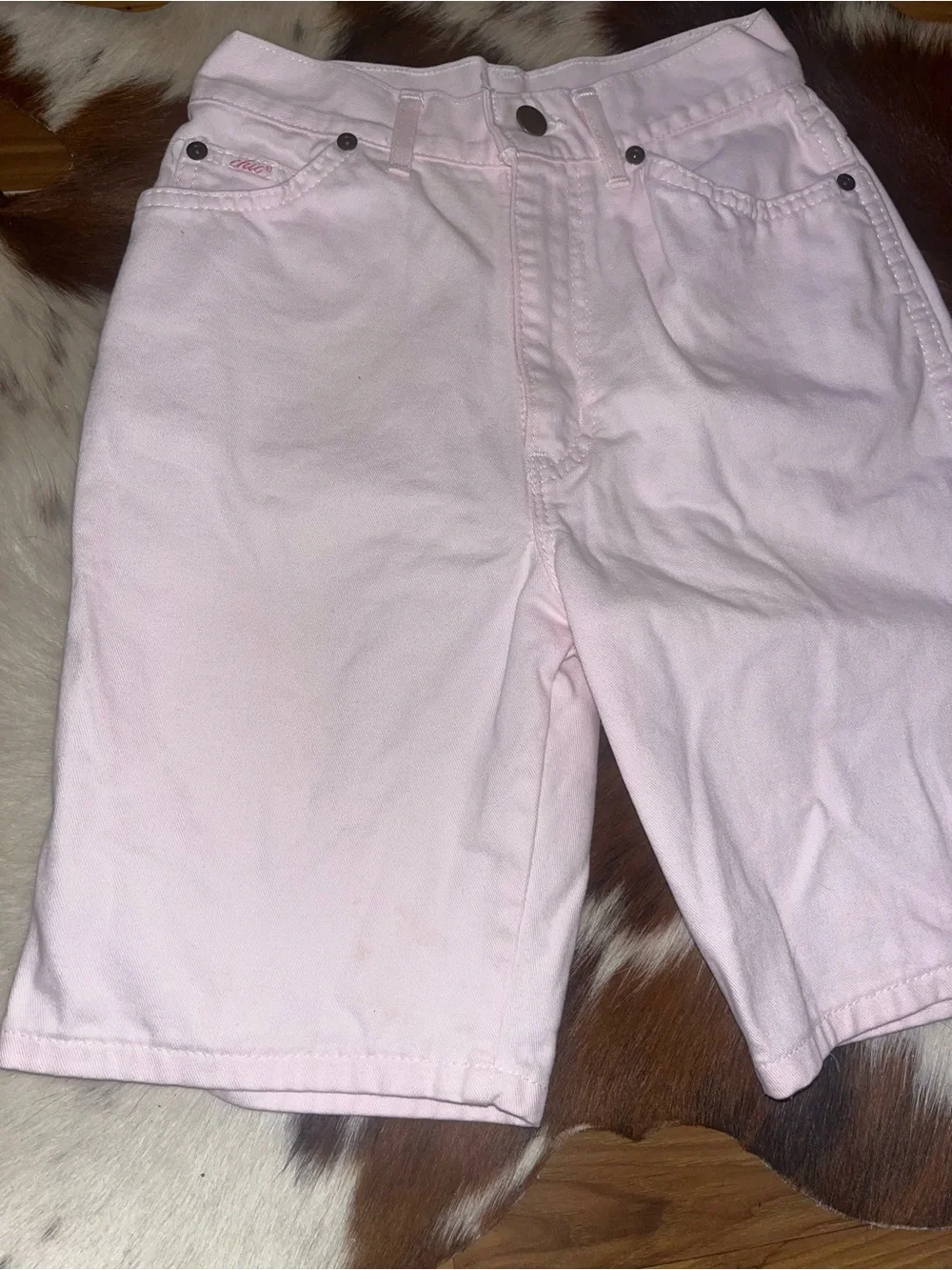 Vintage CHIC brand light pink Bermuda shorts size 24 (0) GUC